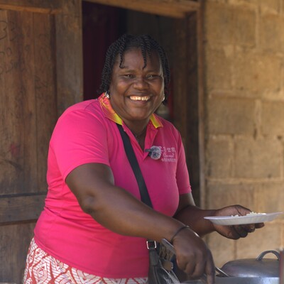 Microloan Recipient Running a Home Restaurant